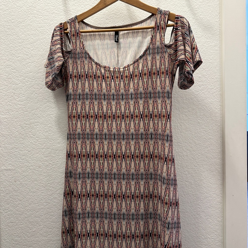 Viereck Open Shoulder Dress